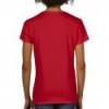 Damski T-shirt, PREMIUM COTTON V-NECK