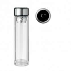 Butelka z dotykowym termometrem, POLE GLASS