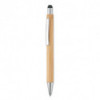 Długopis bambusowy z końcówką do ekranów dotykowych, BAYBA