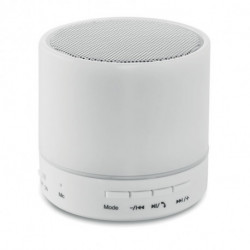 Okrągły głośnik LED na Bluetooth, ROUND WHITE